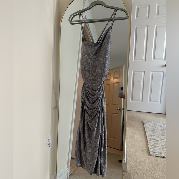 Laundry By Shelli Segal Cowl Neck Midi Slip
